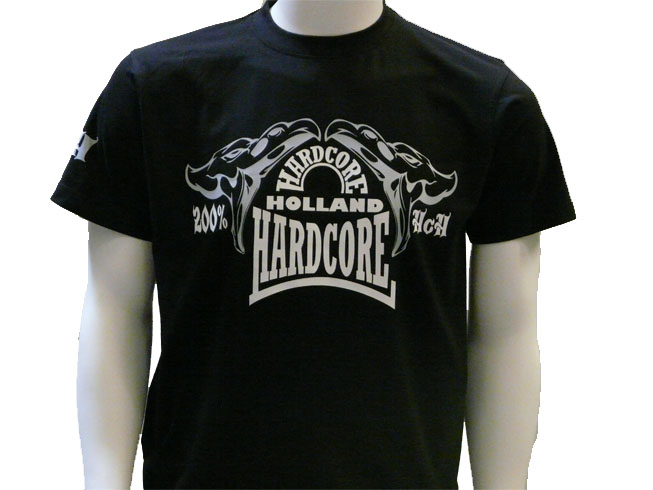T-shirt 200% Hardcore